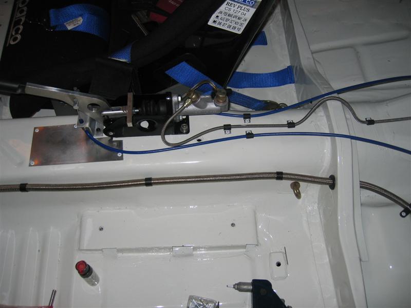 Hydraulic Handbrake Plumbing